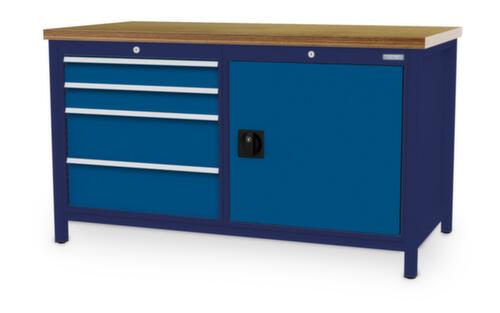 Bedrunka + Hirth Werkbank, 4 Schubladen, 1 Schrank