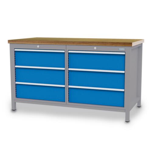 Bedrunka + Hirth Werkbank, 6 Schubladen