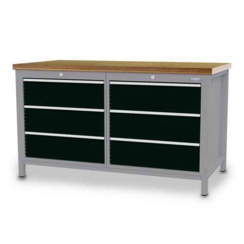Bedrunka + Hirth Werkbank, 6 Schubladen