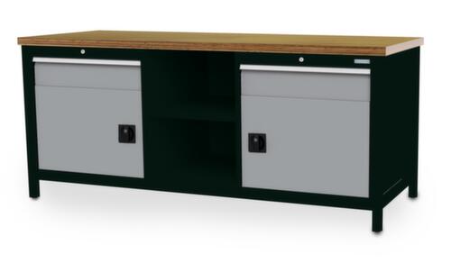 Bedrunka + Hirth Werkbank, 2 Schubladen, 2 Schränke, 2 Ablageböden