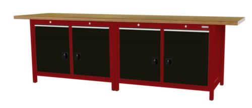 Bedrunka + Hirth Werkbank, 4 Schubladen, 4 Schränke