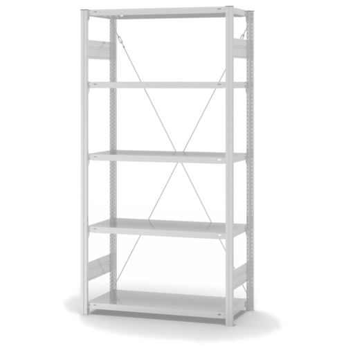 hofe Antibakterielles Regal AntiBac®, Höhe x Breite x Tiefe 2000 x 1060 x 435 mm, 5 Böden