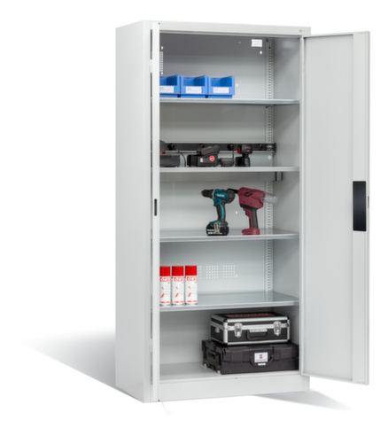 C+P Akkuladeschrank ERGO, RAL7035 Lichtgrau/RAL7035 Lichtgrau