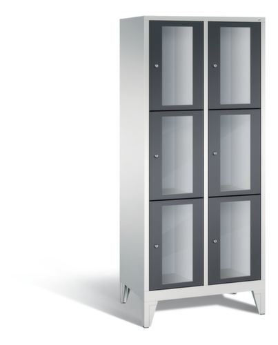 C+P Schließfachschrank Classic, 6 Fächer