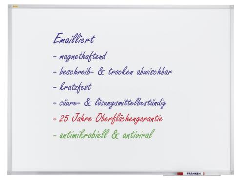 Franken Antimikrobielles Whiteboard X-tra!Line®, Höhe x Breite 900 x 1200 mm