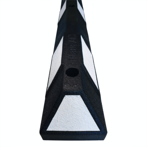 Moravia Parkplatzbegrenzung Park-AID®, Breite 1800 mm, schwarz/weiß