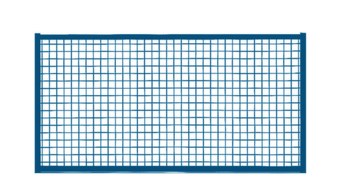 Wand-Aufsatzelement für Trennwandsystem, Breite 280 mm