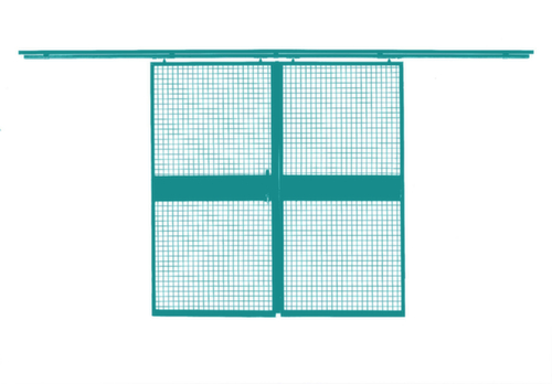 Schiebetür für Trennwandsystem, Breite 1800 mm