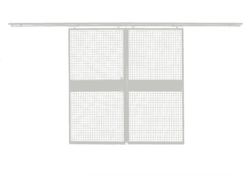 Schiebetür für Trennwandsystem, Breite 1800 mm