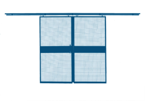 Schiebetür für Trennwandsystem, Breite 1800 mm
