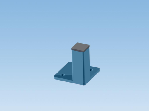 Eckpfosten für Trennwandsystem, Höhe 2200 mm
