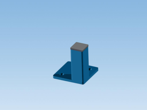 Eckpfosten für Trennwandsystem, Höhe 2200 mm