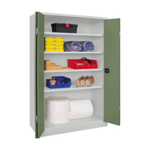 PAVOY Großraum-Falttürenschrank Basis aus Stahl