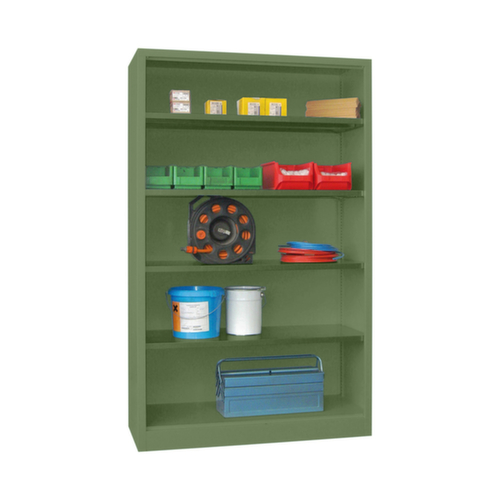 PAVOY Büroregal Basis mit Rückwand, Breite 1200 mm, 5 OH