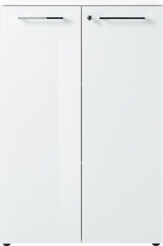 Aktenschrank GW-MONTERIA, 3 Ordnerhöhen, weiß/weiß