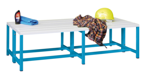 PAVOY Umkleidebank Basis mit Kunststoffleisten