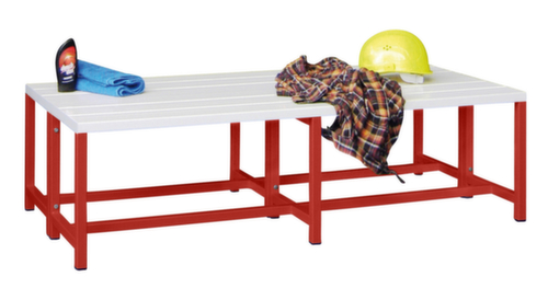 PAVOY Umkleidebank Basis mit Kunststoffleisten