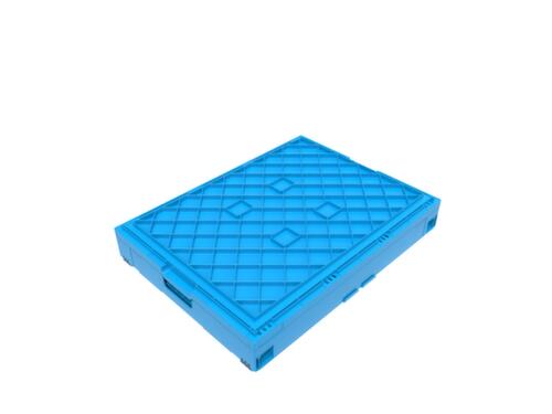 Walther Faltsysteme Faltbox, blau, Inhalt 200 l, Klappdeckel