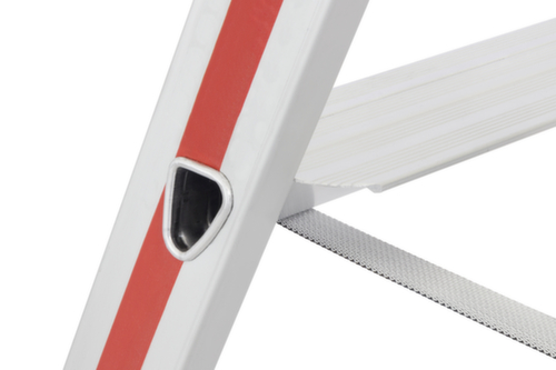 Hymer Stufenstehleiter 4126 mit Plattform, 7 profilierte Stufen