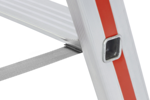 Hymer Stufenstehleiter 8026 mit Plattform, 10 rutschsicher profilierte Stufen