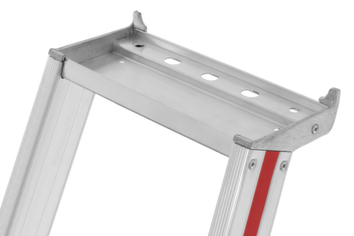 Hymer Stufenstehleiter 8026 mit Plattform, 10 rutschsicher profilierte Stufen