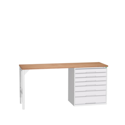 bott Werkbank verso, 7 Schubladen, RAL7035 Lichtgrau/RAL7035 Lichtgrau