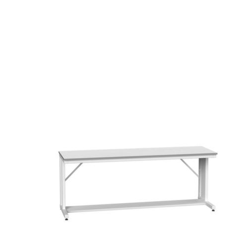 bott Freitragende Montagewerkbank verso, RAL7035 Lichtgrau