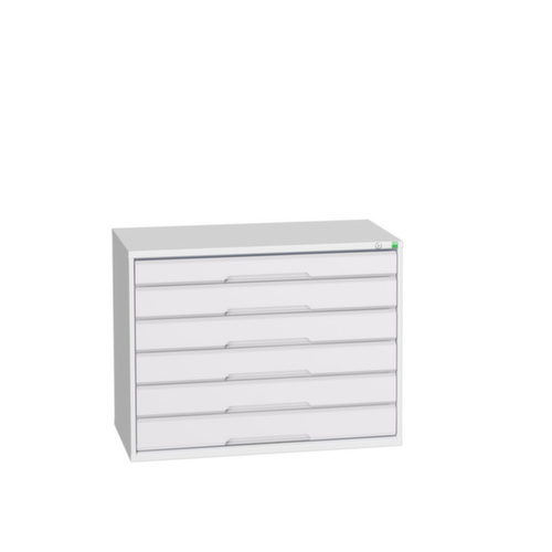 bott Schubladenschrank verso, 6 Schublade(n), RAL7035 Lichtgrau/RAL7035 Lichtgrau