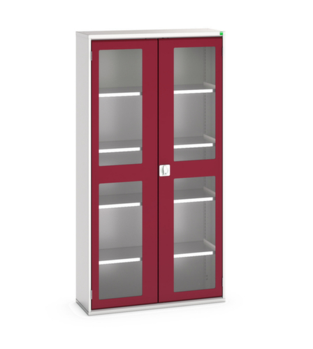 bott Flügeltürenschrank verso mit Sichtfenstern, Breite 1050 mm