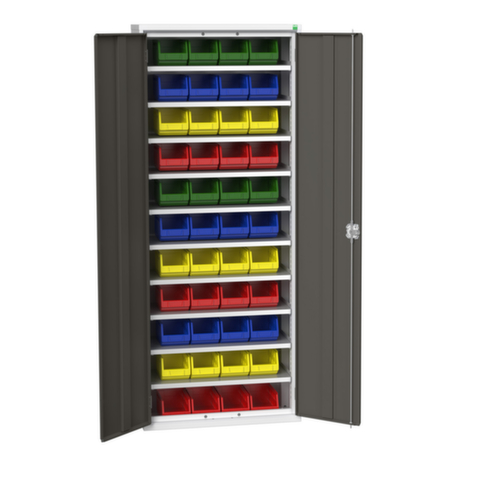 bott Magazinschrank verso mit Sichtlagerkästen