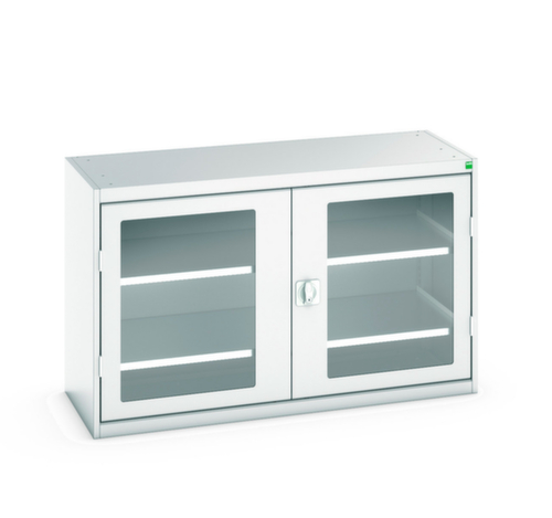 bott Flügeltürenschrank verso mit Sichtfenstern, Breite 1300 mm