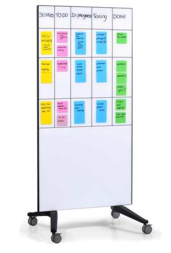 Legamaster Mobile Glastafel, Höhe x Breite 1950 x 900 mm