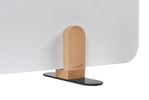 Legamaster Emaillierte Tischtrennwand ELEMENTS, Höhe x Breite 600 x 1600 mm, Wand weiß