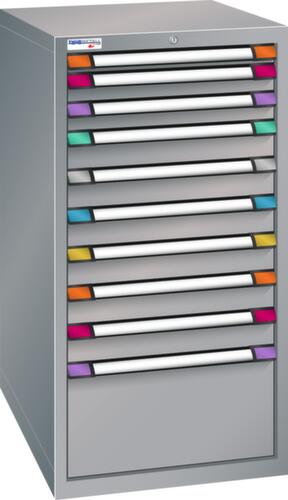 Thurmetall Schubladenschrank mit Breite 605 mm, 10 Schublade(n)