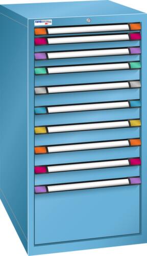 Thurmetall Schubladenschrank mit Breite 605 mm, 10 Schublade(n)