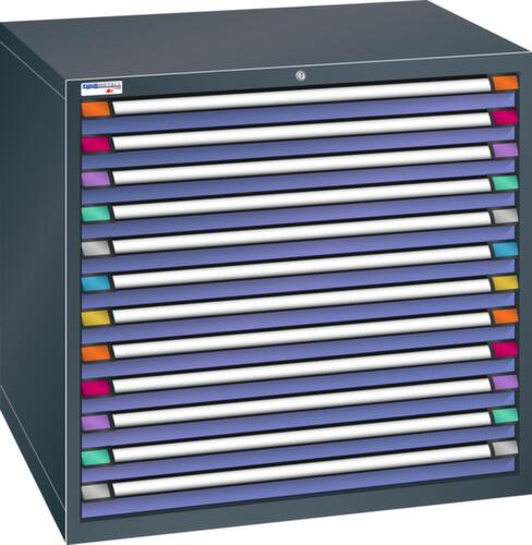 Thurmetall Schubladenschrank mit Breite 1005 mm, 12 Schublade(n)
