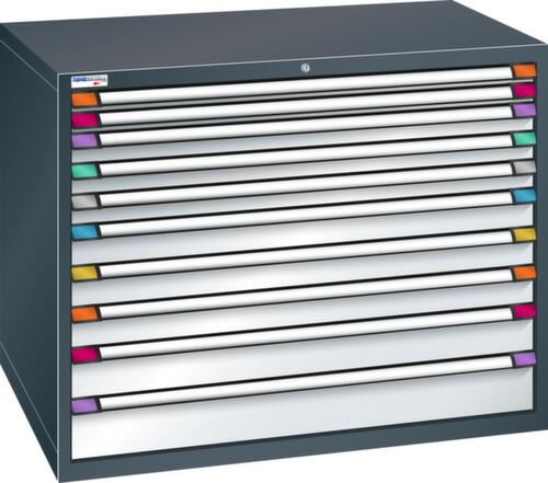 Thurmetall Schubladenschrank mit Breite 1205 mm, 10 Schublade(n)