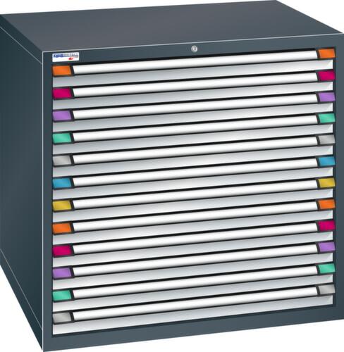 Thurmetall Schubladenschrank mit Breite 1005 mm, 12 Schublade(n)