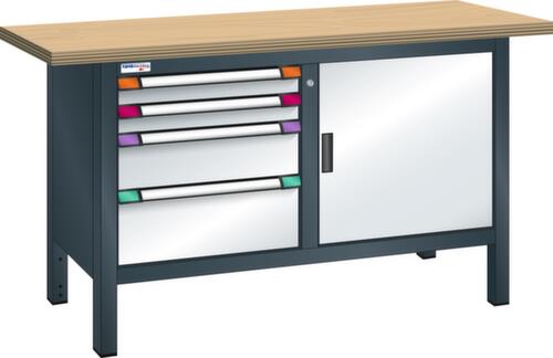 Thurmetall Werkbank, 4 Schubladen, 1 Schrank