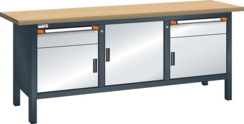 Thurmetall Werkbank, 2 Schubladen, 3 Schränke