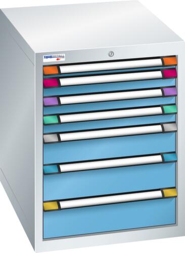 Thurmetall Schubladenschrank mit Breite 605 mm, 7 Schublade(n)