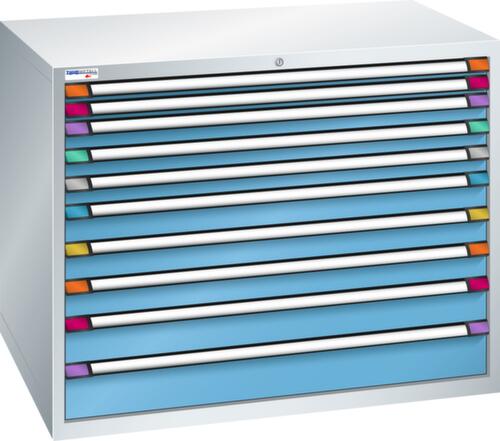 Thurmetall Schubladenschrank mit Breite 1205 mm, 10 Schublade(n)