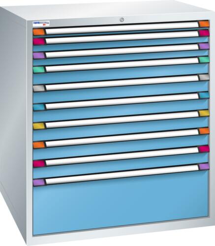 Thurmetall Schubladenschrank mit Breite 1005 mm, 10 Schublade(n)
