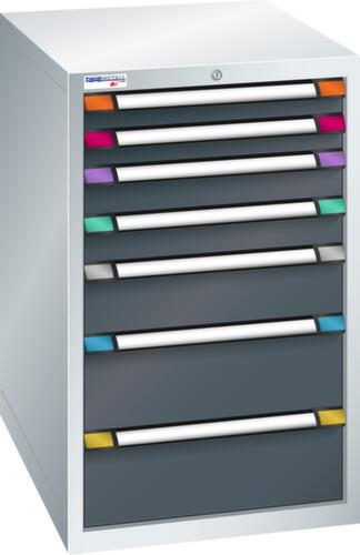 Thurmetall Schubladenschrank mit Breite 605 mm, 7 Schublade(n)