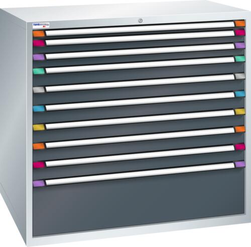 Thurmetall Schubladenschrank mit Breite 1205 mm, 10 Schublade(n)