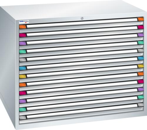 Thurmetall Schubladenschrank mit Breite 1205 mm, 12 Schublade(n)