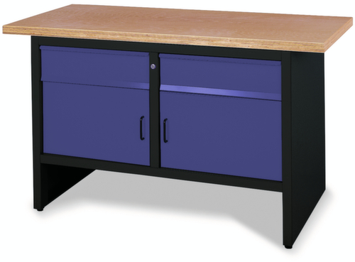 Thurmetall Werkbank, 2 Schubladen, 2 Schränke