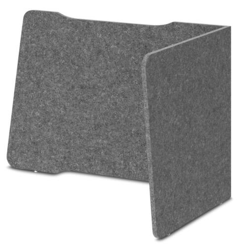 Schallabsorbierende Tischtrennwand