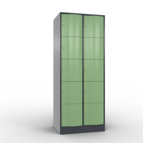 C+P Schließfachschrank Resisto, 10 Fächer