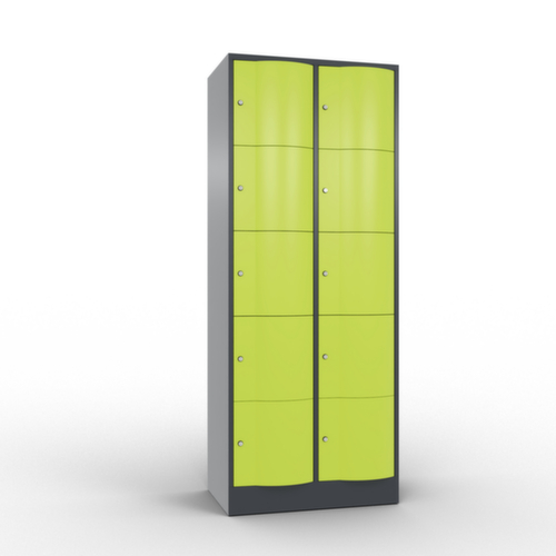 C+P Schließfachschrank Resisto, 10 Fächer
